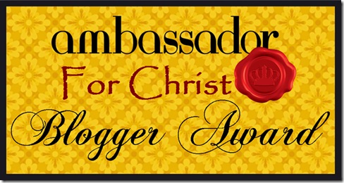 Ambassador For Christ Award Revised