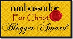 Ambassador For Christ Award Revised